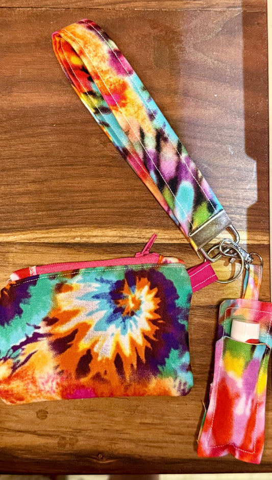 Hippie vibes wristlet set