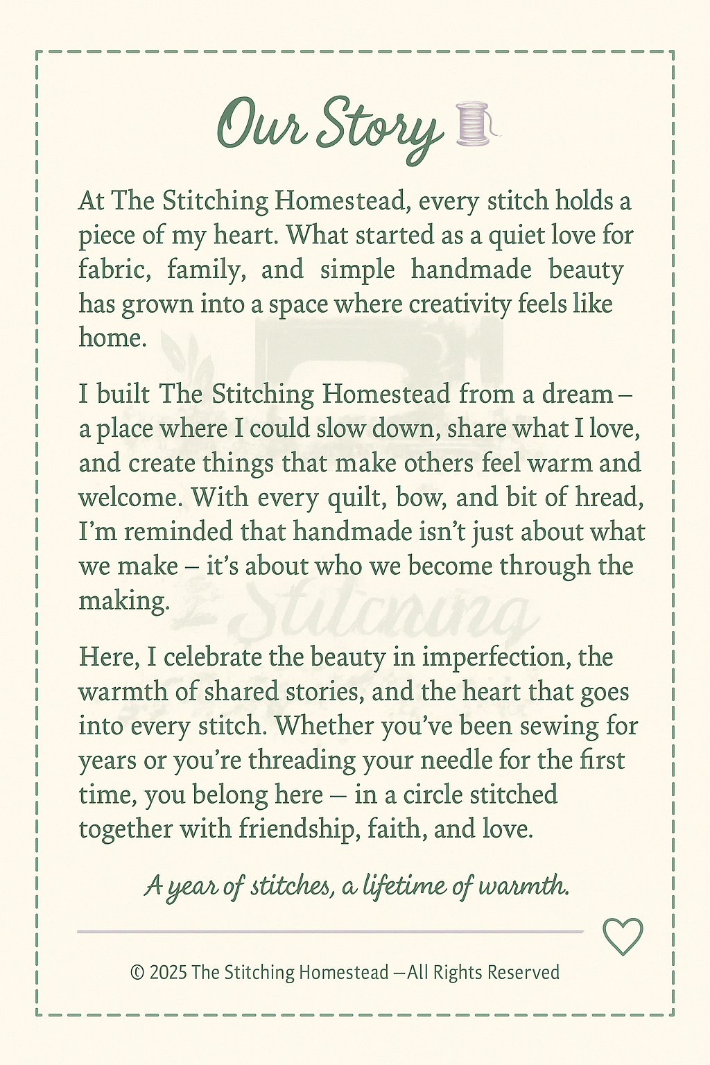 The Stitching Circle sewing club