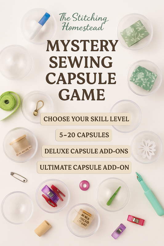 Mystery Sewing Capsule Game — The Stitching Homestead