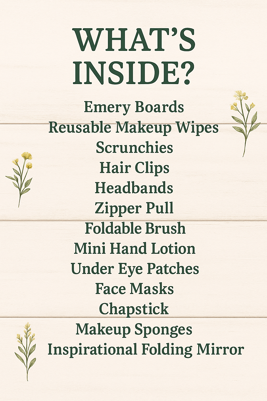 Fill your Makeup Bag capsule game